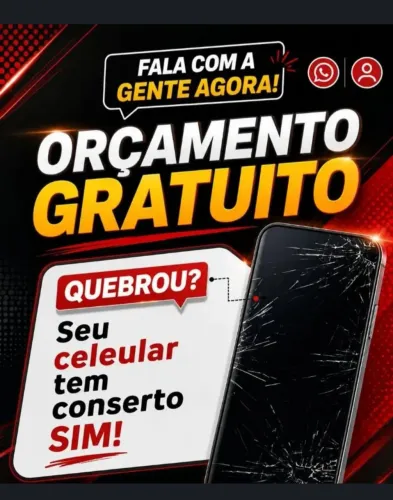 CONSERTO TELA CELULAR, TROCA BATERIA, TROCA DE CONECTOR