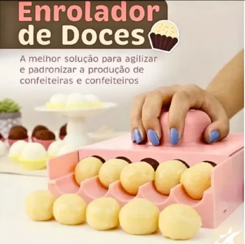 Enrolador / Placa Boleadora De Doces BlueStar (Forminha Nº 5)