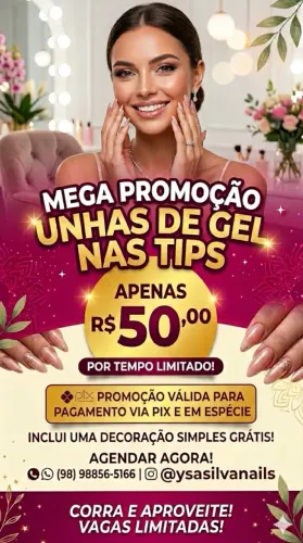 PROMOÇÃO DE ALONGAMENTO 50$