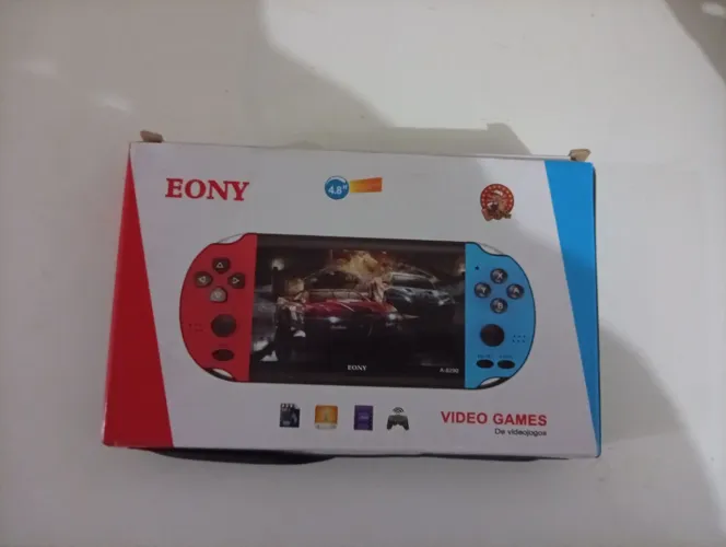 Videogame Portátil EONY 4.8" Com Defeito - Para Peças ou Reparo