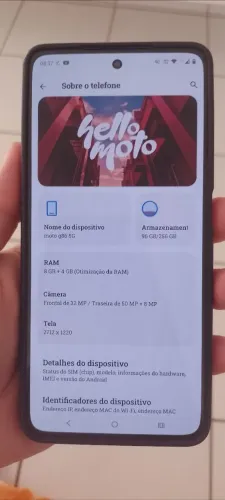 Moto G86 5G, 256GB - Impecável