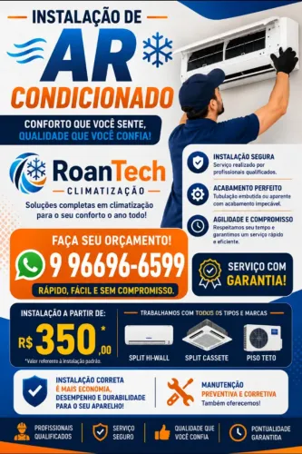 Instalação de ar condicionado