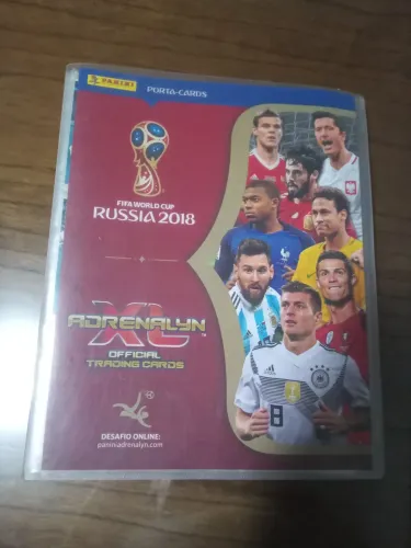 Porta Cards Copa Rússia 2018 com 126 Cards
