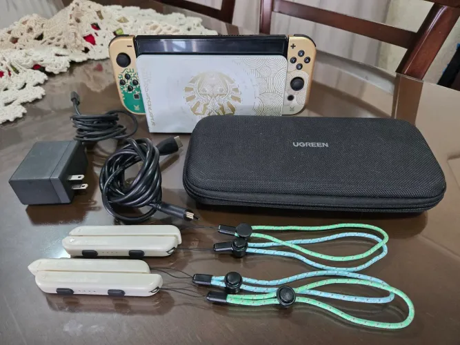 Nintendo Switch Oled Edução Zelda Desbloqueado 256Gb