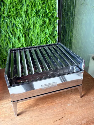 Churrasqueira parrilla inox portatil