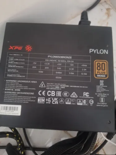 Fonte XPG pylon 650W