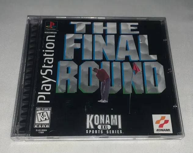 jogo original The Final Round (Golf) para PlayStation 1 (Konami).