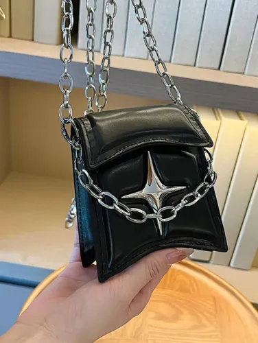Bolsa quadrada mini decoração estrelas