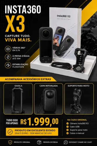 Camera insta360 x3