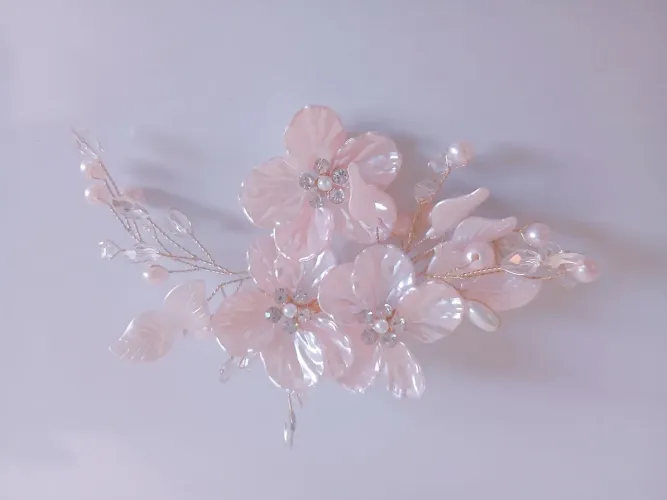 Grampo de cabelo flor sakura para festas