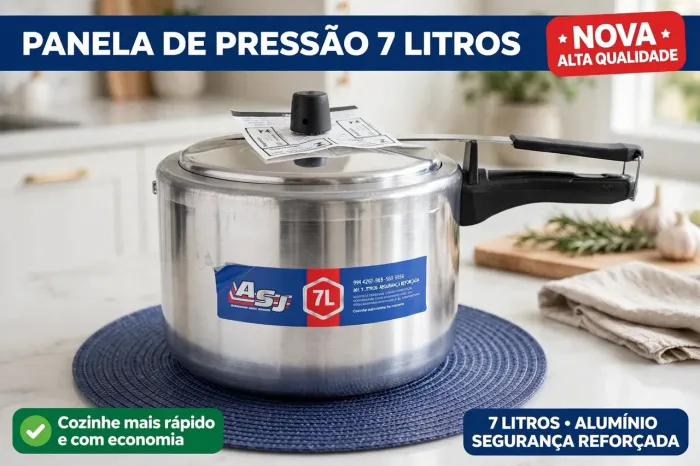 Panela de pressão 7litros