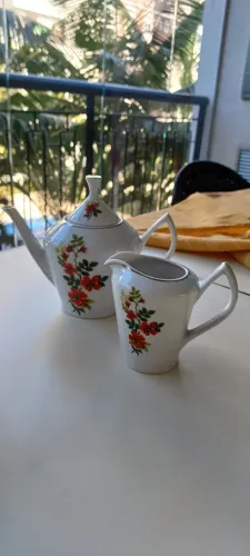 Antiguidade Conjunto Porcelana Pozzani
