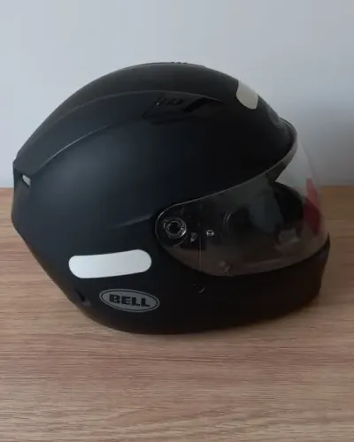 Capacete fechado Bell Qualifier preto fosco viseira cristal Tam 62