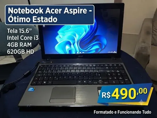 Notebook Acer intel core i3