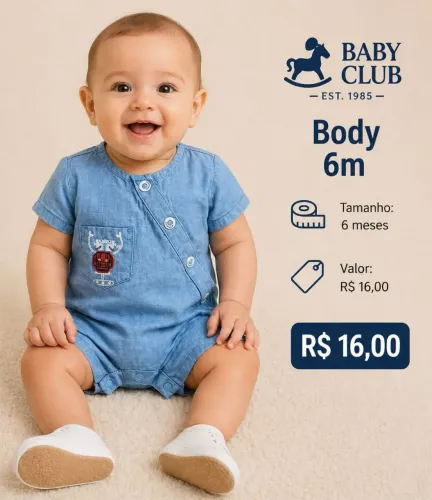 Body menino 6m