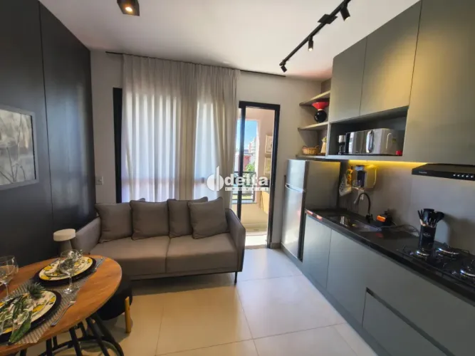 Apartamento mobiliado com 1 suíte disponível para locação no bairro Santa Maria em Uberlân