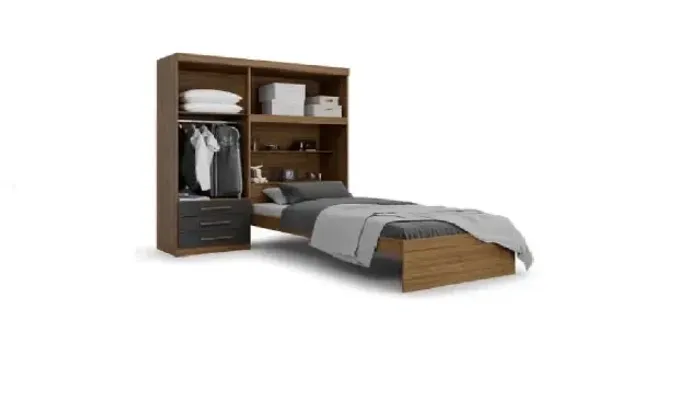 Guarda Roupa com Cama Baú