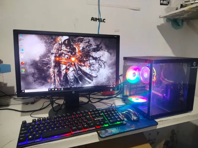 PC GAMER COMPLETO I3 7° GERAÇÃO DDR4 SSD TELA 20