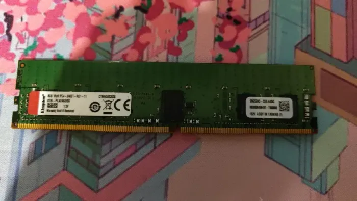 MEMÓRIA RAM PARA SERVIDOR KINGSTON 8GB 2400MHz