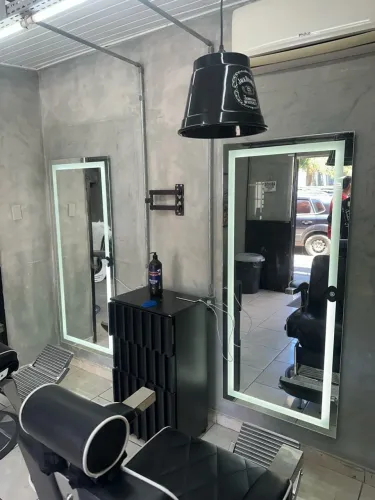 Espelhos jateado com Led e touch