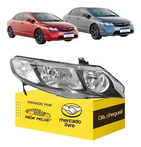 Farol Sinaleira Honda New Civic 2007 2008 2009 2010 2011 L.d Direito/passageiro
