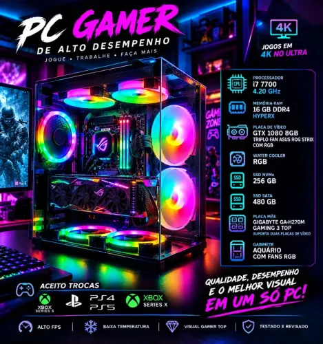 Pc Gamer Top Aceito Troca