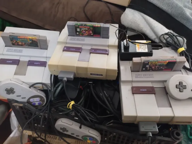 Super Nintendo Completo Com A Fita Do DK Aceitamos OLX PAY