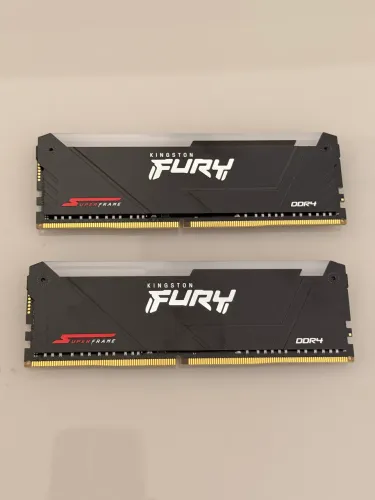 Memória RAM NA GARANTIA! DDR4 16GB (2x8GB) 3.200MT/s CL16 Kingston x Superframe