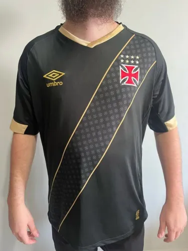Camisa Vasco Umbro 2015/16 Preta e Dourada