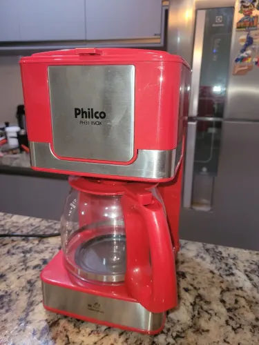 Cafeteira Philco PH31 Inox Original - Vermelha | Ótimo Estado