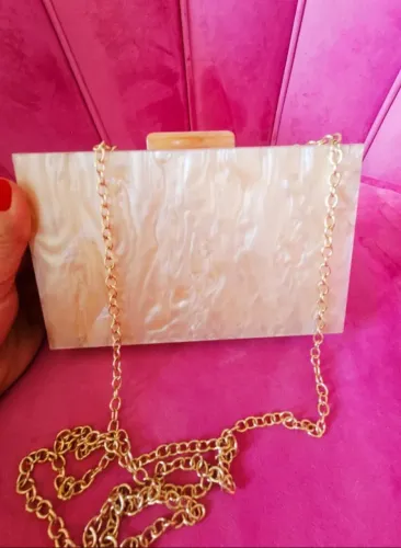 Bolsa Clutch Madreperola