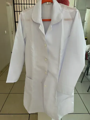 Jaleco branco tamanho G