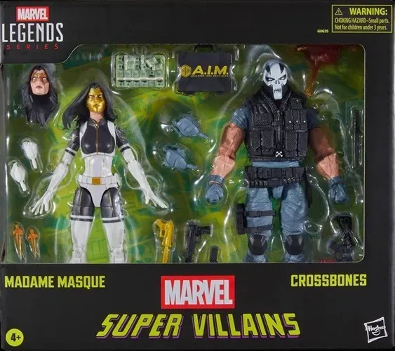 MARVEL LEGENDS CROSSBONE E MADAME MASQUE