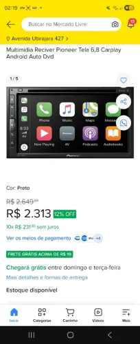 Multimida 2din pioneer avh z5280tv
