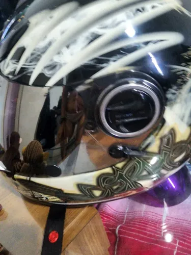 Capacete scorpions camaleão com bluetooth excelente estado tamanho 58