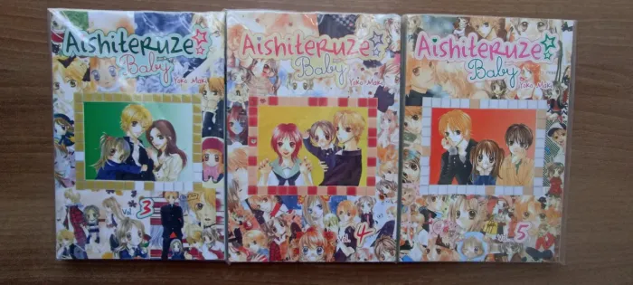 Mangá Aishuteruze Baby volumes 3, 4 e 5
