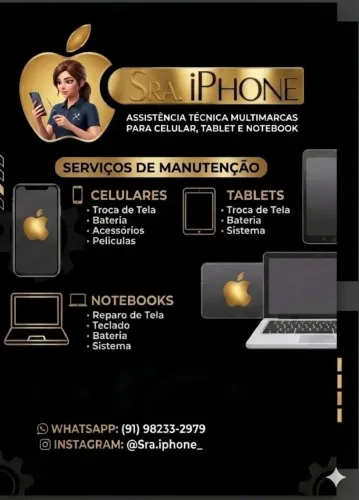 Serviços de Manutenção em Celular, Notebook e Tablet.