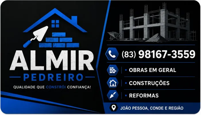 SERVIÇOS DE PEDREIRO