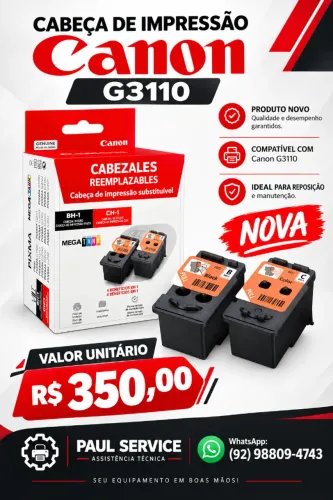 CARTCHO CANON G3110 ORIGINAL ZERO