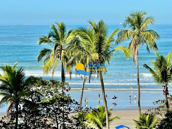 Apartamento beira-mar com vista Pitangueiras Guarujá