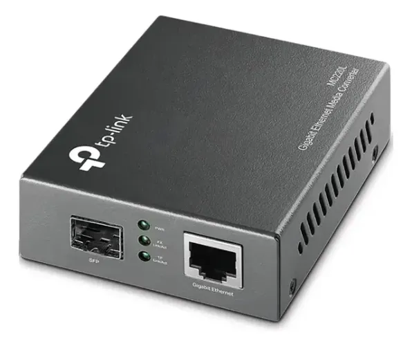 Conversor De Mídia Tp-link Mc220l Fibra Óptica Gigabit