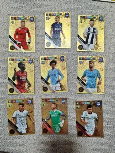 Kit com 9 cards Adrenalyn limited edition - FIFA 365 2019
