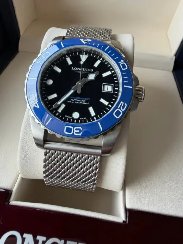 Relógio longines automático hidroconquest novo + caixa 