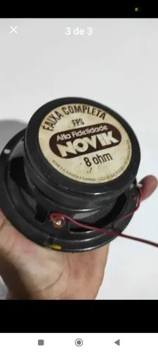 alto falante novick anos 80 5 polegadas 01 unidade 8 ohms