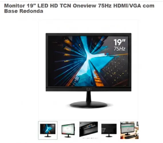 Monitor 19 75Hz