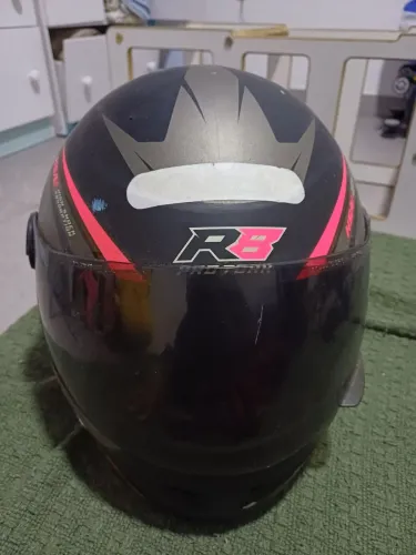Capacete tork r8 rosa 