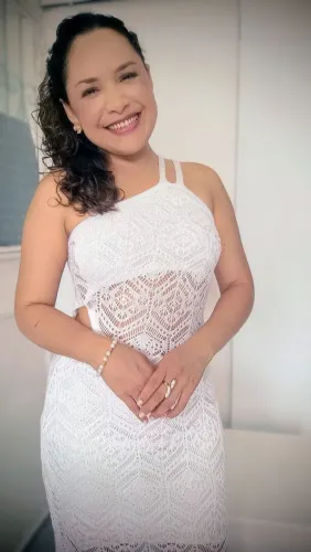 Vestido longo crochê delicado 