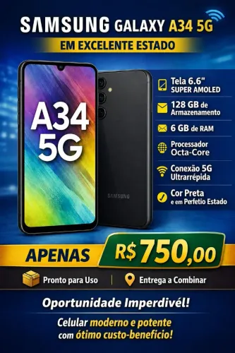 A34 Samsung 5G Super Novo