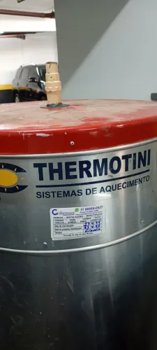 Aquecedor / Boiler Thermotini Inox, 200L - Excelente Estado