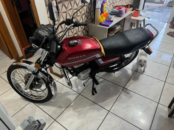 CG ML com motor 150 legalizada e placa preta